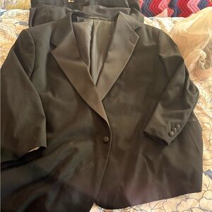 Men's Black Tuxedo Plus Size